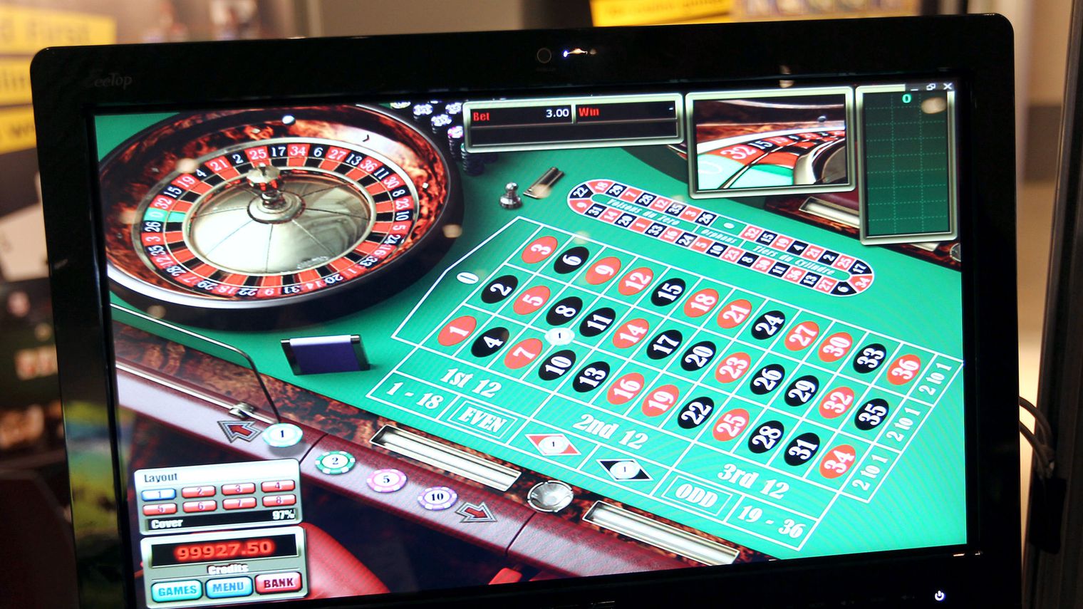 tablette roulette en ligne